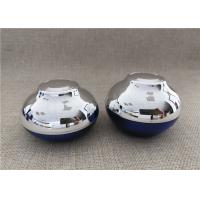 Buy cheap Durable Clear Acrylic Storage Jars Royal Blue Color For Facial Cream product