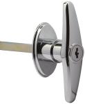 Buy cheap T handle electrical cabinet lock not exposed screw lock mechanical equipment cabinet lock from wholesalers