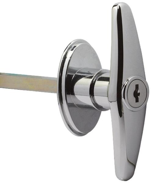 Buy cheap T handle electrical cabinet lock not exposed screw lock mechanical equipment cabinet lock from wholesalers