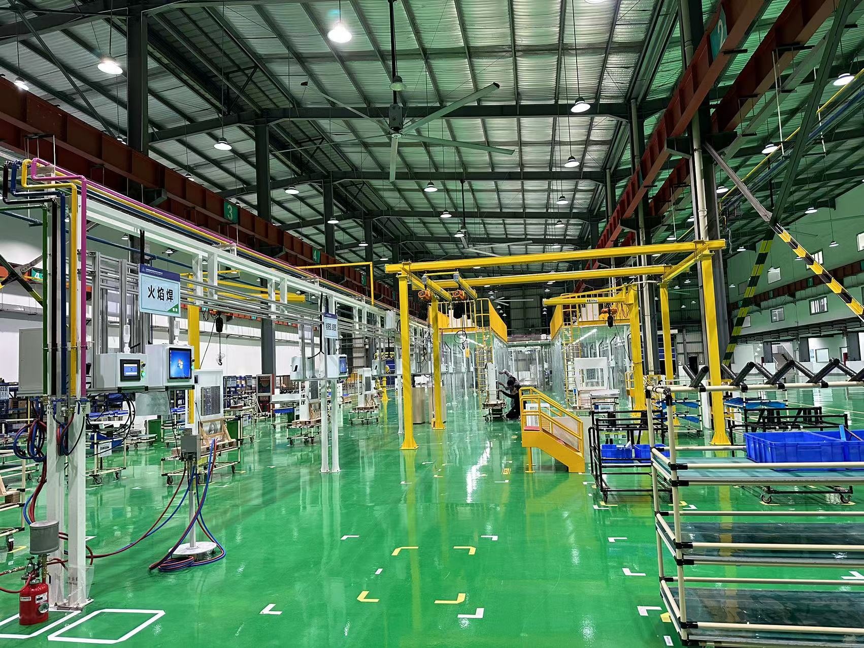 OEM ODM AC Assembly Line Air Source Heat Pump Production Line For Industrial