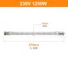 Buy cheap 230V 1250W Explosion Proof Quartz Halogen Infrared Heater Lamps For Adb Alnaco Hf1000 from wholesalers