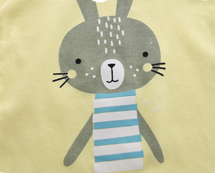 Animal Patterns Long Sleeve Kids Clothing Sets , Toddler Boy Clothing Sets