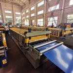 0.4mm12m/Min Metal Steel Roofing Sheet Making Machine 16 Roller Station
