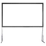 100" - 300" Big collapsible projection screen with aluminum housing