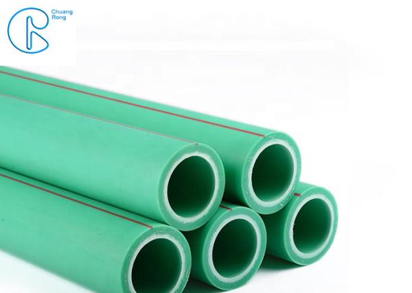 Buy cheap Pn25 High Pressure PPR Green Pipe 20 - 160mm For Indoor Hot Water Supply from wholesalers