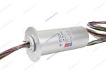 Multi Channels Profibus Signal Slip Ring Capsule Flange Electrical Connector