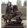 Buy cheap St. George Slaying The Dragon Statue Bronze Metal Craft Life Size Religious Custom from wholesalers