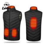 Winter Warm Thermal Rechargeable Usb Heated Full Zip Utility Warmer Padded
