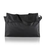 High quality wholesale cheap shopping black nylon foldable tote bag