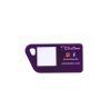 Buy cheap Personalized Travel Die Cut Luggage Tags Recycled Materials Clear Straps Attached from wholesalers