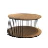 Buy cheap Round Wooden Tea Table Coffee End Table Modern OEM For Living Room from wholesalers