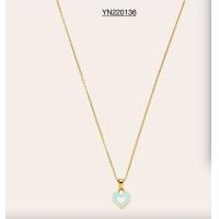 Buy cheap Trend Luxury Blue Epoxy Heart Pendant Necklace For Friends product