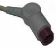 TPU HP Invasive Blood Pressure Cable Round 12 Pin Long Service Life
