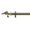 Buy cheap 28 MM Diameter Single Iron Curtain Rod With Aluminum Finial from wholesalers