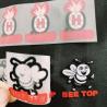 Buy cheap 3D Printed Soft Custom Flocking Logo Flock Iron On Heat Transfer Stickers from wholesalers