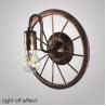 Buy cheap Retro industrial restaurant bar wall Cafe corridor lamp wheel wall lamp (WH-VR-38) from wholesalers