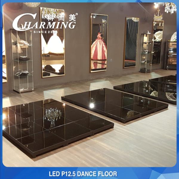 Buy cheap Temper GlassVideo LED Dance Floor Rental P12.5 Iron Material from wholesalers