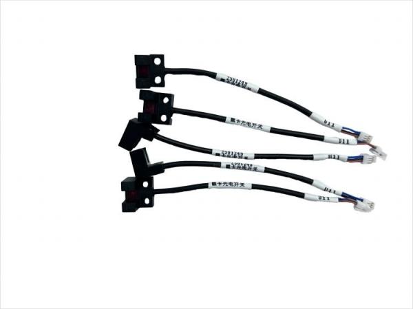 Waterproof Black Poke Card Photoelectric Switch Electronic Wiring Harness