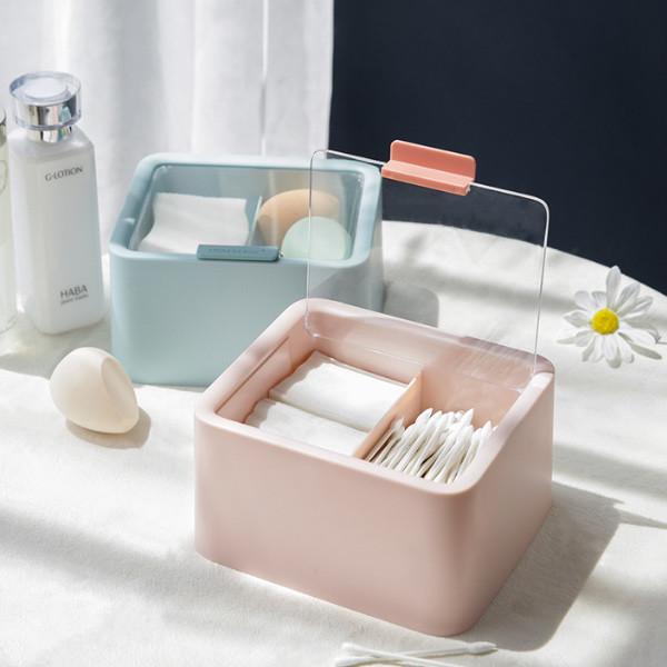 Buy cheap Plastic Container Dispenser Box for Bathroom Storage Organizer Cotton Storage from wholesalers