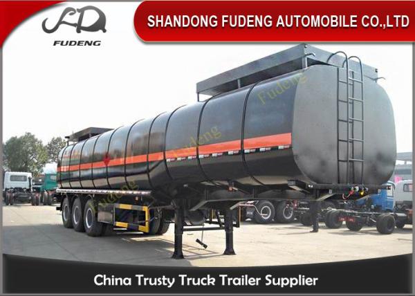 Buy cheap 33000 Liters Asphalt Tank Trailer With Insulting Layer , Carbon Steel Tanker Trailer from wholesalers