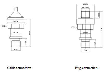 ±0.5%FS Accuracy Gas Pressure Transmitter 4-20ma Pressure Transmitter