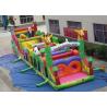 Buy cheap Colorful 0.55mm PVC Wild Animal Blow Up Obstacle Course For Outdoor Sport Games from wholesalers