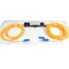 Buy cheap 1 x 2 PLC Optical Fiber Splitter LC / UPC Connector , Wide Operation Wavelength from wholesalers