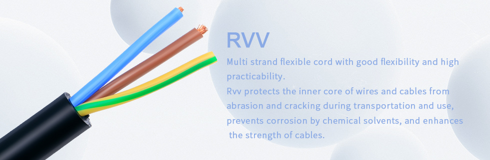Flexible Rvv Building Copper Wire Electrical Cable for Dashboard