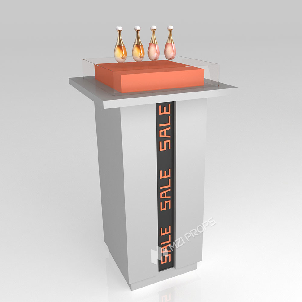 GDR05-JC09-B Beauty Display Rack with 3mm Granular Semi-Transparent Acrylic and Enhanced Visual Appeal for Fashion Boutique