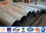 5 mm Thickness Galvanized Steel Power Line Pole With 50 Years Life Time