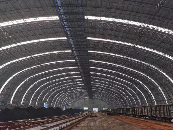 Buy cheap Large Span Space Truss Structure Building , Lightweight Steel Warehouse Shed from wholesalers