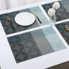 Buy cheap Europe Design Style Customized PVC Gold Christmas Mat for Table Decoration by Xinhui from wholesalers