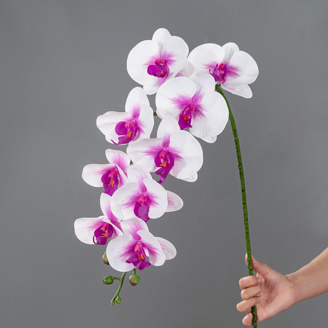 Simulated flowers with a high-end and realistic feel, artificial butterfly orchid flower ornaments, fake flower decorations, flower bouquets, wedding