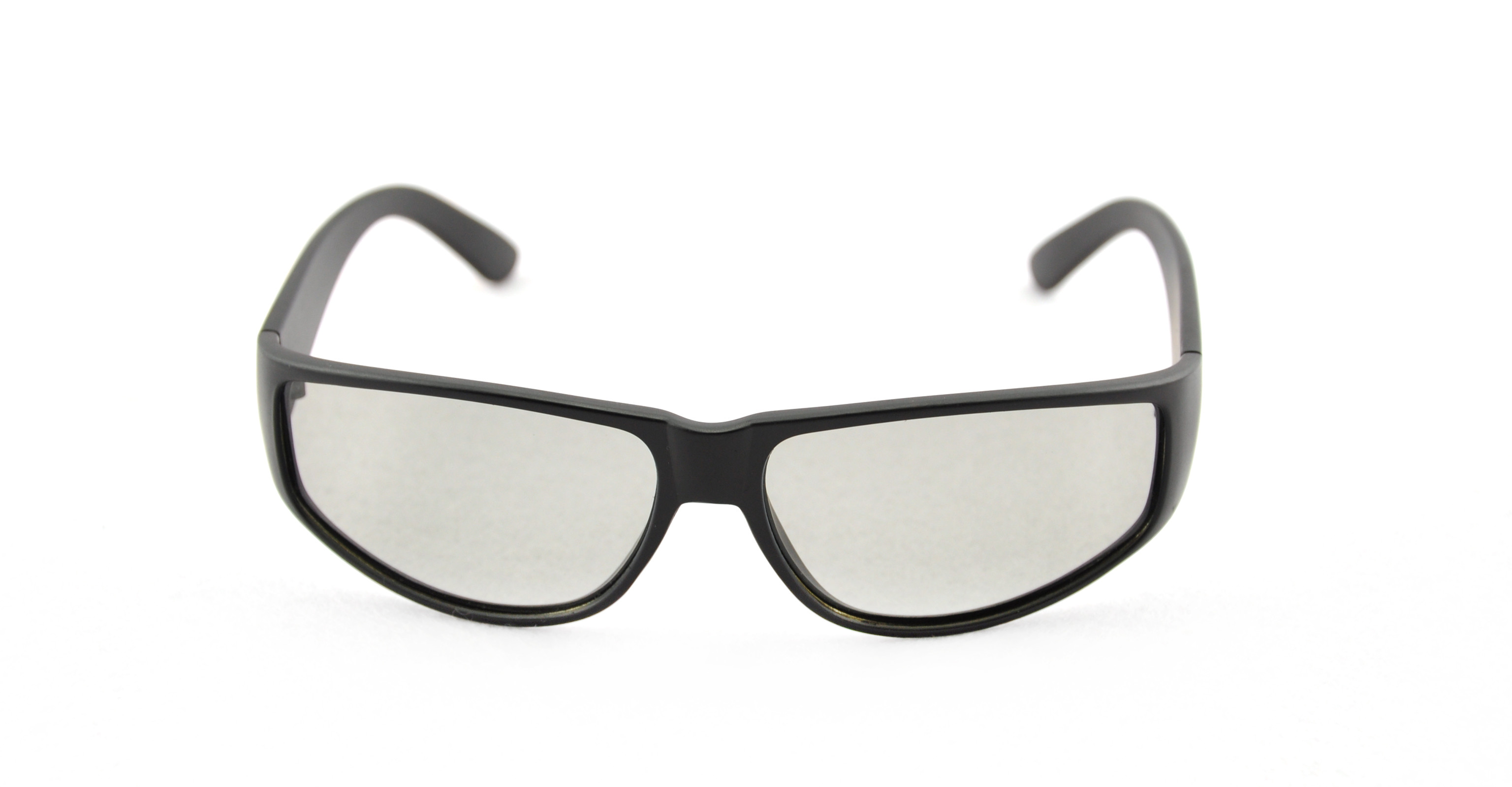 Plastic Frame Circular Polarized 3D PC Glasses For Games , Gift