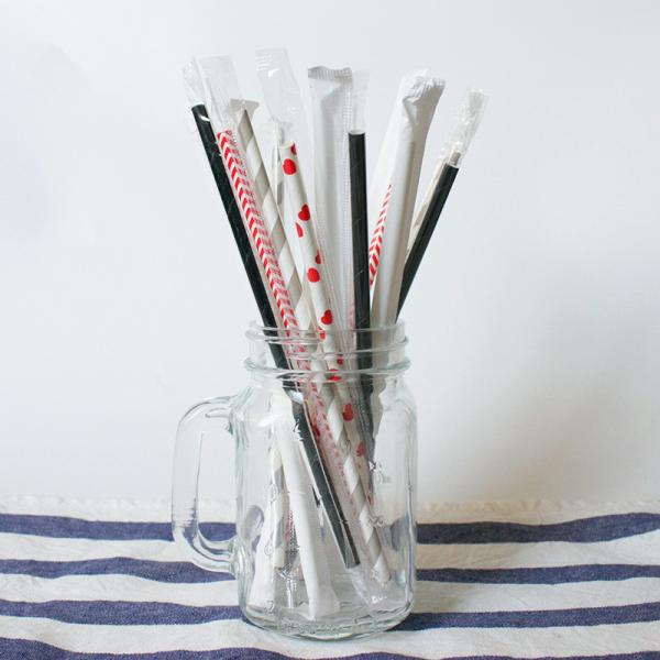 Buy cheap Individual Packing Biodegradable Paper Straws , Paper Bubble Tea Straws from wholesalers
