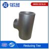 Buy cheap ASME B16.9 Unequal Tees/Reducing Tee Fitting SCH5 SCH10 SCH20 Black Painting Carbon Steel Reducing Tee Pipe Fitting from wholesalers