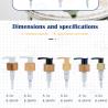 Buy cheap 24/410 Black Wood Grain Water Transfer Printing Lotion Pump Is Used for Shower Gel and Moisturizer Bottles from wholesalers