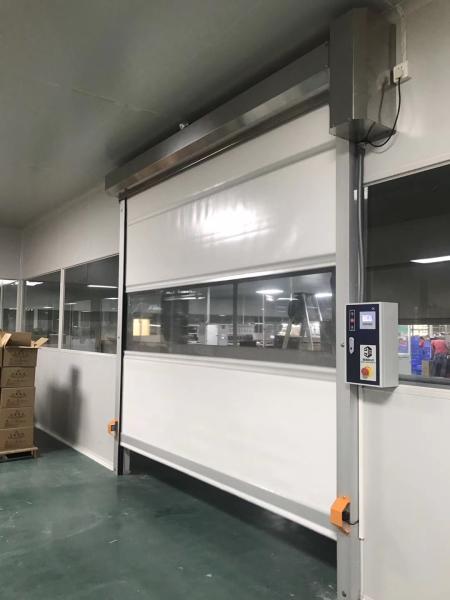 Buy cheap Interior Anti Static Plastic Roller Shutter Doors / High Speed PVC Roller Doors from wholesalers