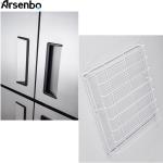 Soundless Restaurant Kitchen Fridge Freezer Anticorrosive 220V