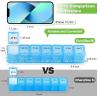 Buy cheap Extra Large Weekly Pill Organizer, 7 Days Pill Case Travel Daily Pill Box Portable Medicine Organizer Compartment from wholesalers