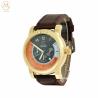 Buy cheap Male / Female Leather Strap Quartz Watch with Analog Display Water Resistant up to 30ATM from wholesalers