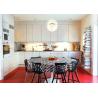Buy cheap 3m Haffle Red Modular Kitchen Cabinet Free Standing Island Cuisine Dangle Complet from wholesalers