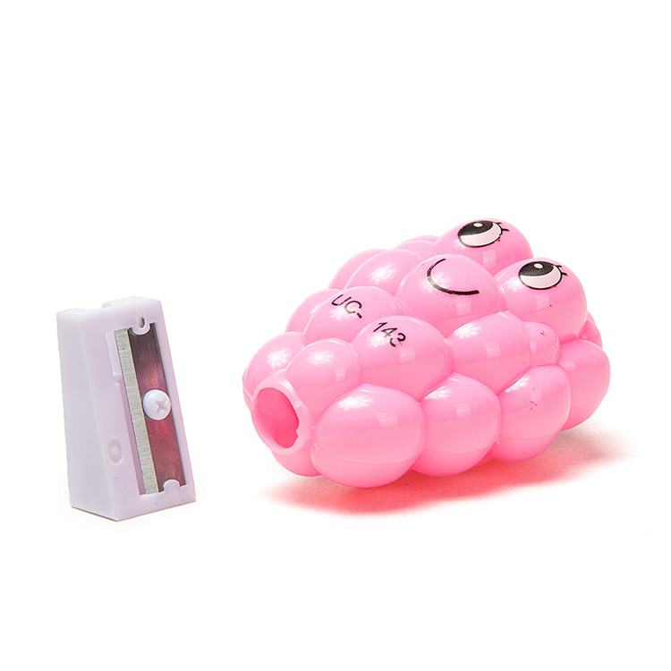 Colorful Smile Fruit Grape Art Pencil Sharpener Baby Toy