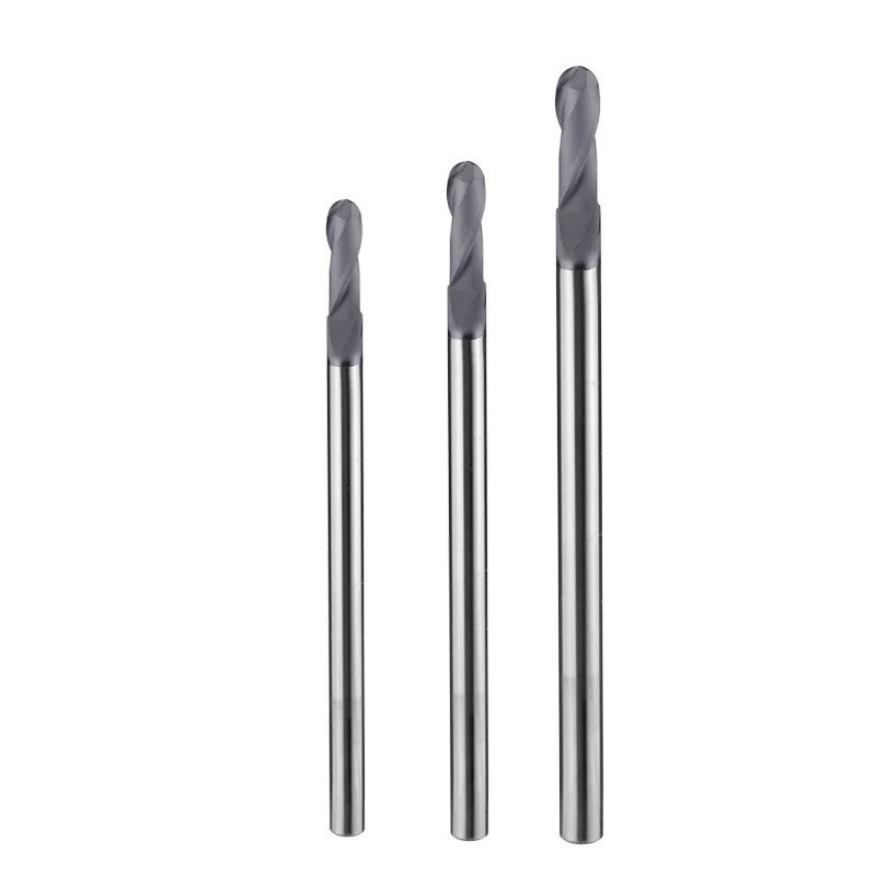 Diamond Coated Solid Carbide Ball End Milling Cutter for Smooth Graphite Milling Operation