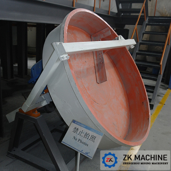 220V AC Motor Cement 50t/H Disc Granulator Machine