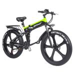 Buy cheap Folding Full Suspension Fat Tire Electric Bike 1000W 48V 26"*4.0 Snow Tire Disc from wholesalers