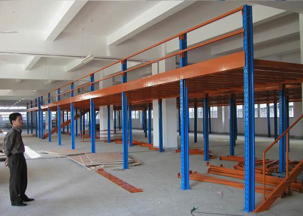 Buy cheap Assembled Office Mezzanine Structures , Industrial Metal Mezzanine Floor from wholesalers