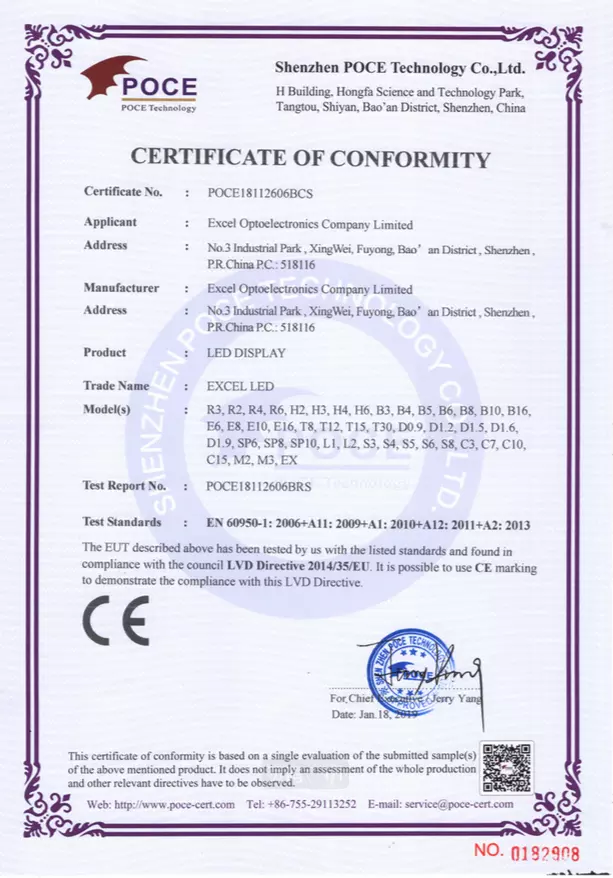 quality assurance poster p2.5 indoor digital poster