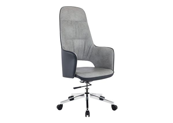 Buy cheap Rotatable Leather 1050 Mm Straight Back Desk Chair from wholesalers