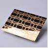 Buy cheap Gold Mirror Etched Stainless Steel Sheet 304 1219mm 2438mm Elevator Door from wholesalers